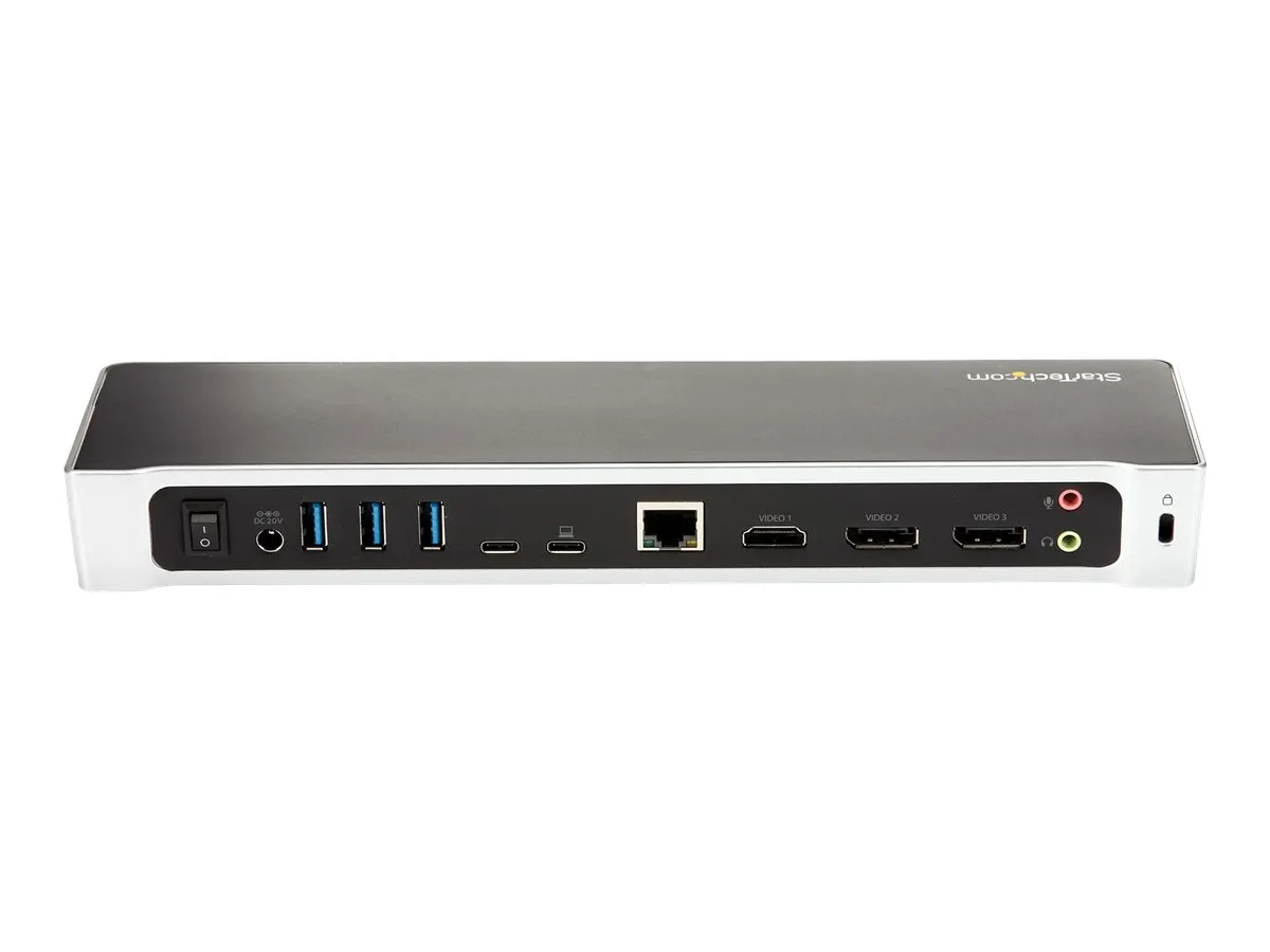 StarTech.com 4K USB-C Dockingstation | Triple Monitor | ohne Netzteil