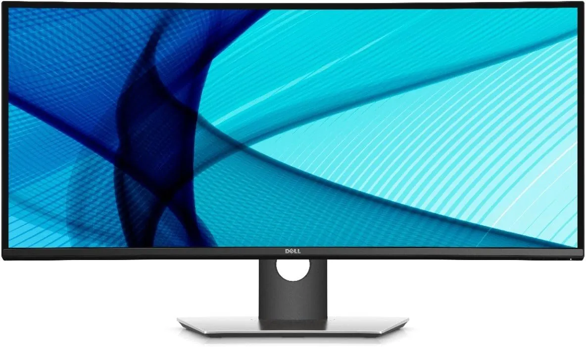 Auktion - Dell UltraSharp U3417W | 34" | UWQHD | Curved | DisplayPort HDMI USB-Hub | schwarz/silber