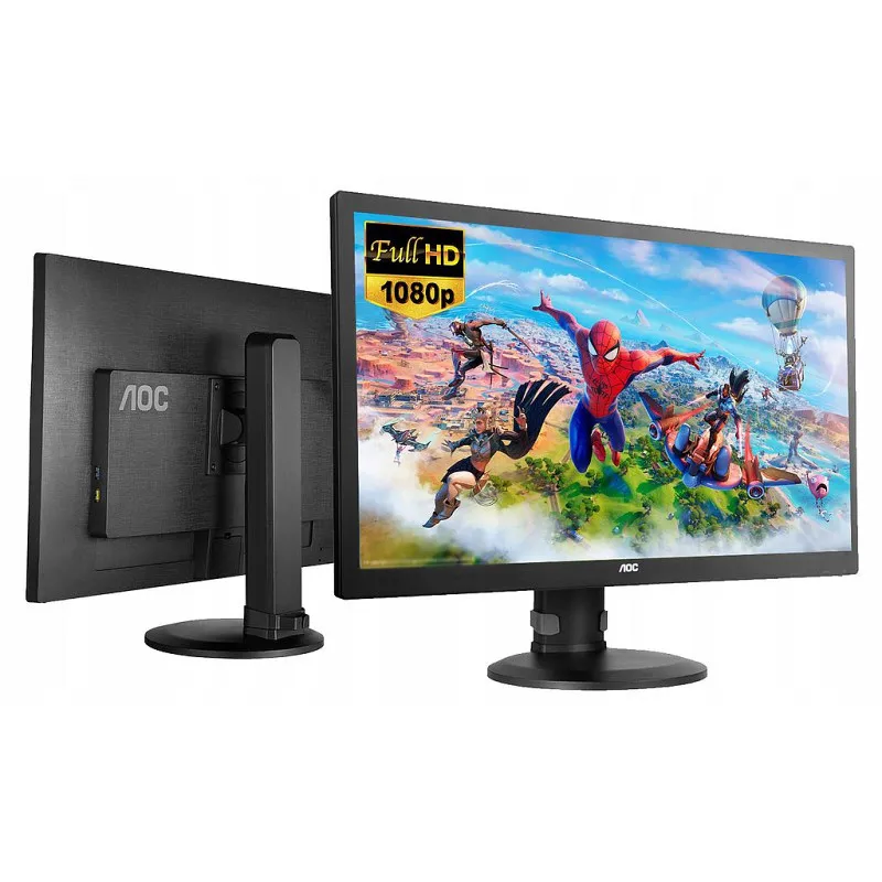 AOC E2752VQ Monitor | 27" | Full HD | HDMI DisplayPort DVI VGA | schwarz
