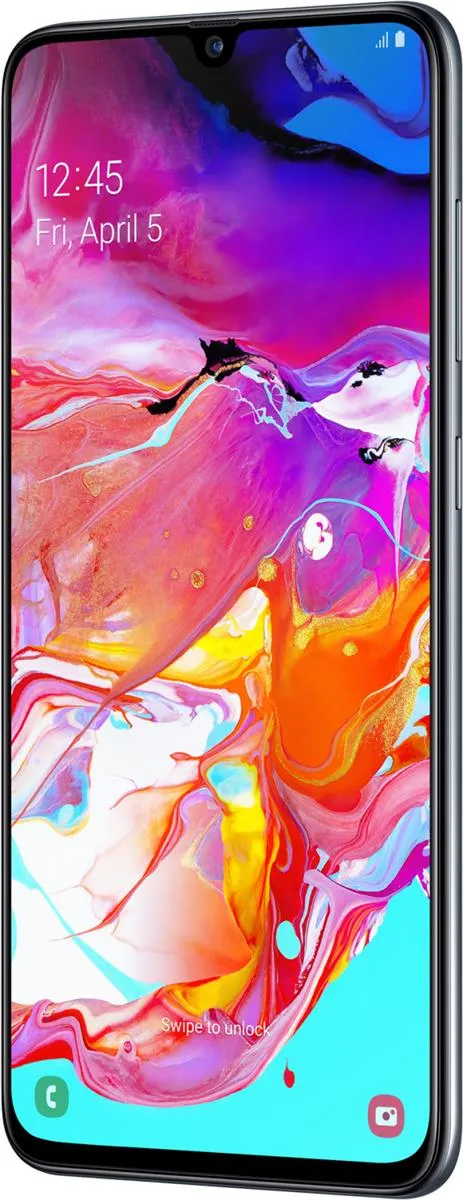 Samsung Galaxy A70 128GB Dual Sim Schwarz Smartphone ohne Simlock ohne Vertrag
