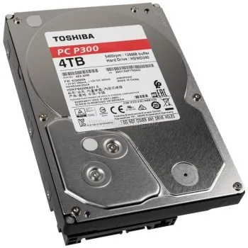 TOSHIBA PC P300 Interne Festplatte 4TB 3,5 Zoll (8,9 cm) SATA Festplatte (HDD) 7200 rpm (U/min) 6 Gb/s