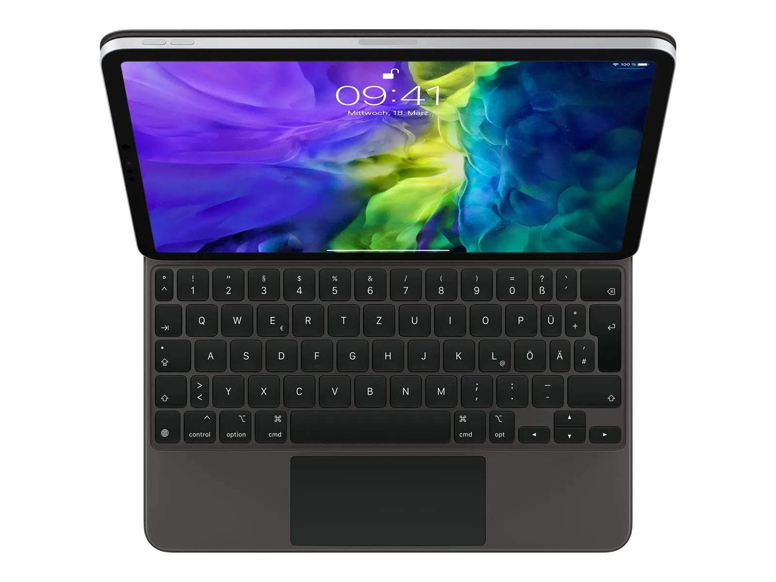 Apple Magic Keyboard Tastatur | schwarz | DE | für iPad Pro & iPad Air