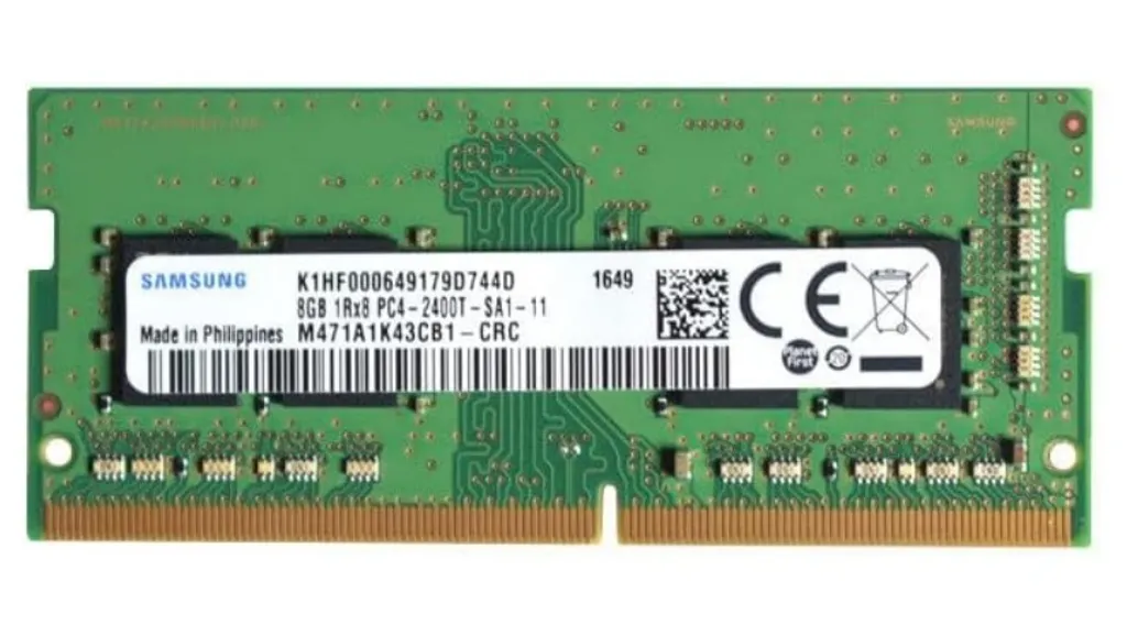 Samsung 8GB SODIMM DDR4-2400T (M471A1K43CB1-CRC)