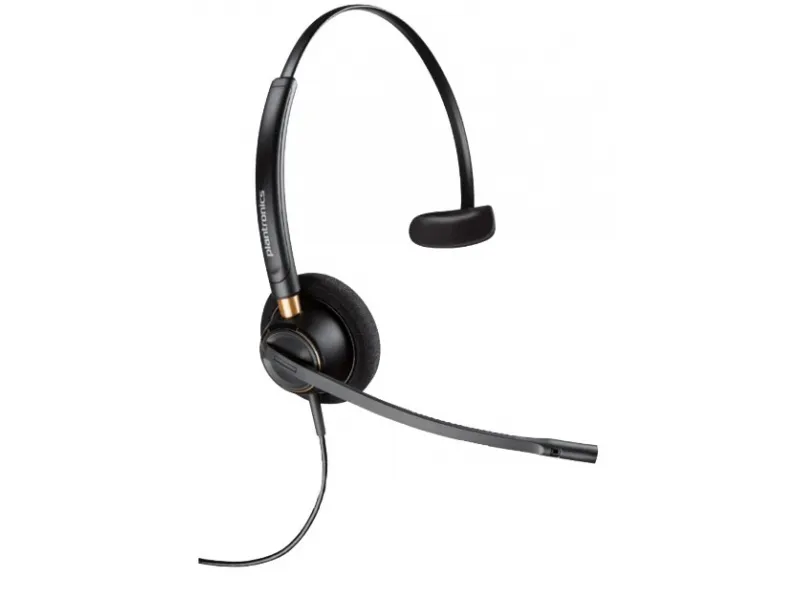 Poly EncorePro Headset mit einseitigem On-Ear Kopfhörer und Mikrofonarm