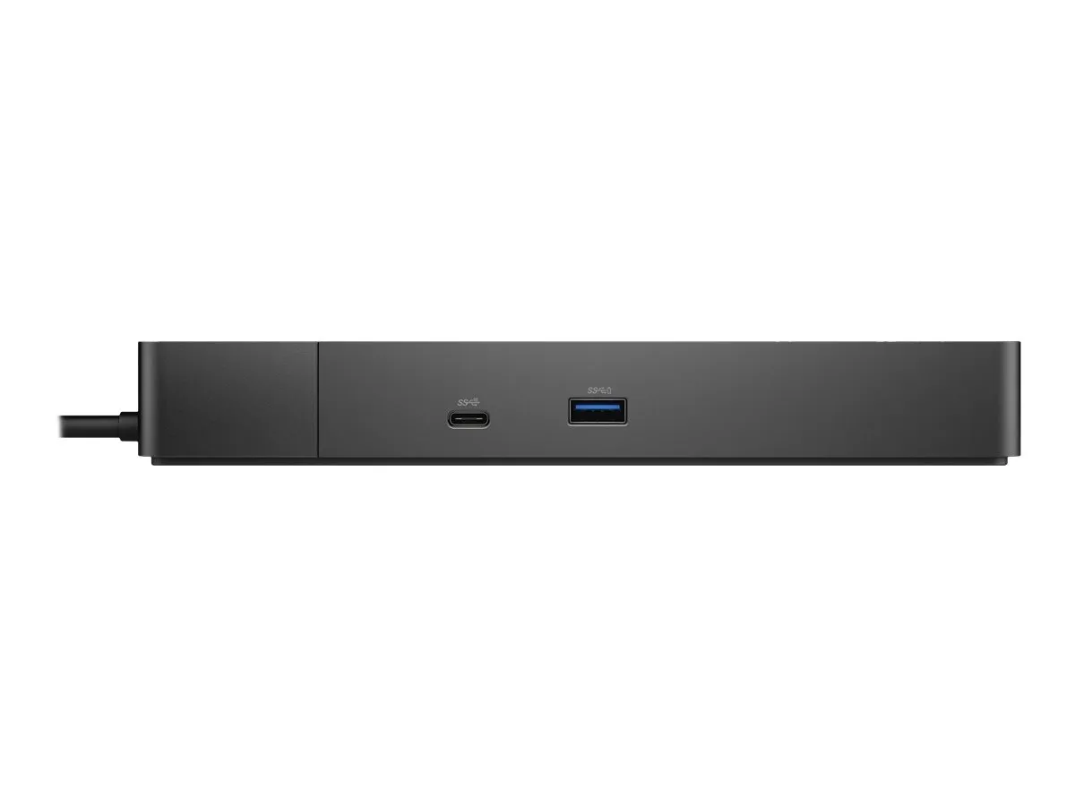 Vorderansicht der Dell USB-C WD19S K20A Dockingstation mit zentralen Anschlüssen