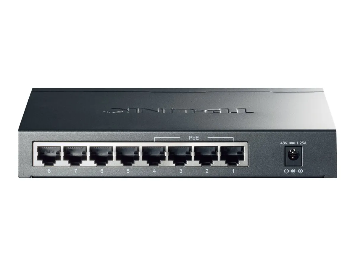 (TL-SG1008P) tp-link 8-Port Gigabit Desktop Switch with 4-Port PoE