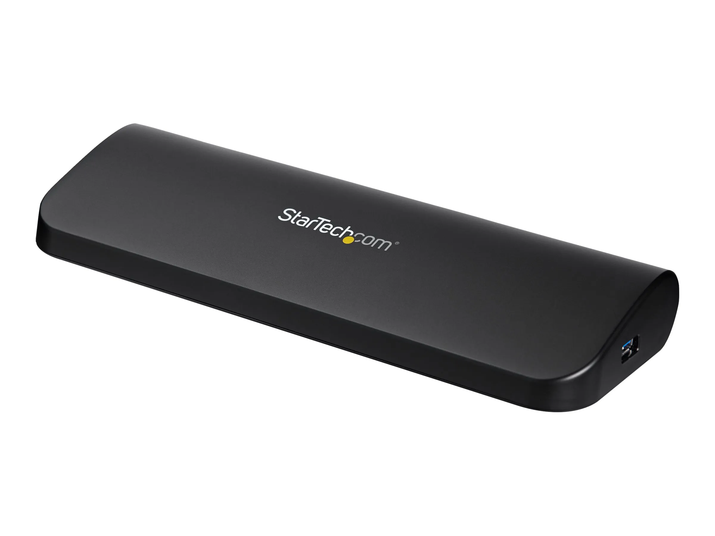 Kompakte Dockingstation von StarTech.com mit glatter Oberfläche und dezentem Markenlogo