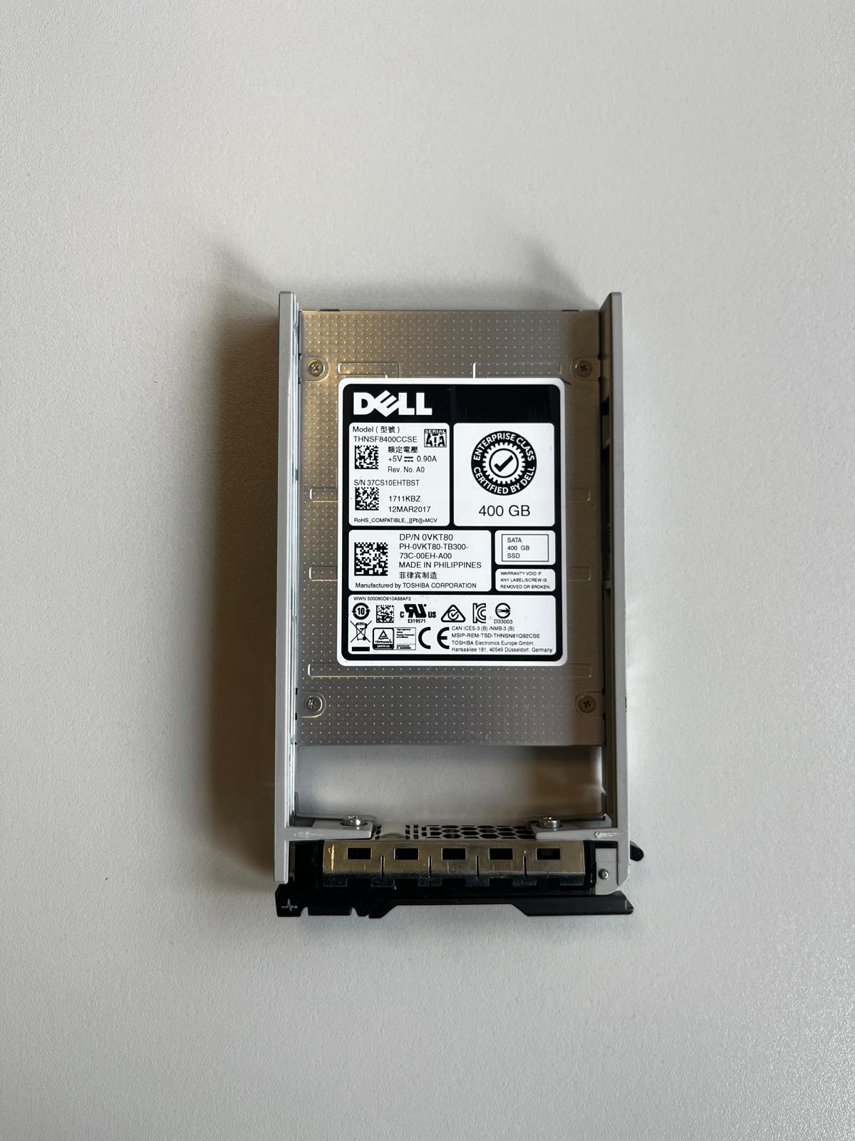 Dell 400 GB SSD Server-Festplatte | 2.5" | SATA 6 Gb/s | PN: 0VKT80