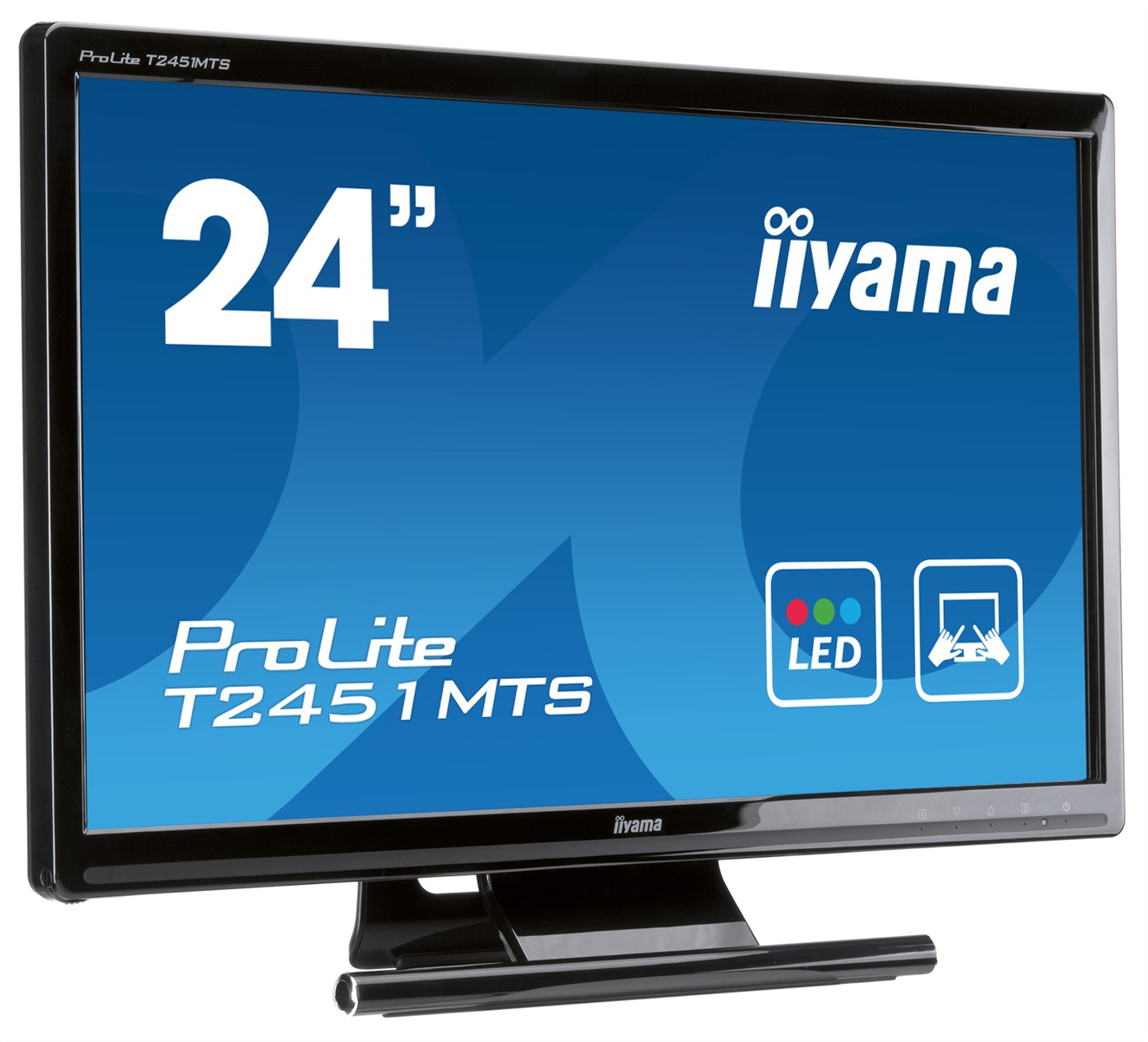 iiyama ProLite Monitor T2336MSC-B1 | 23" | IPS | DVI VGA HDMI | FHD | Touch | Schwarz