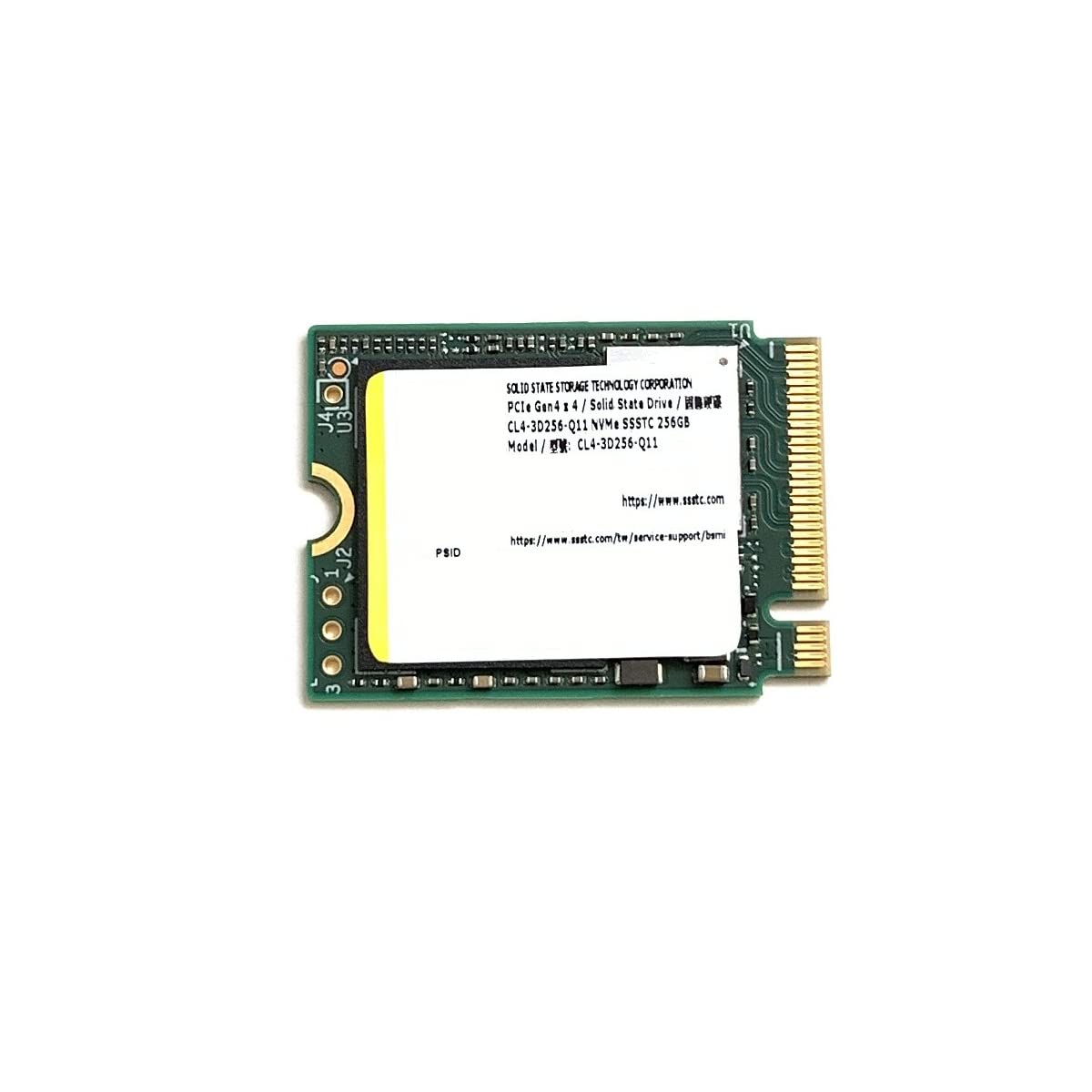 256 GB SSD im kompakten M.2 2230 NVMe Format