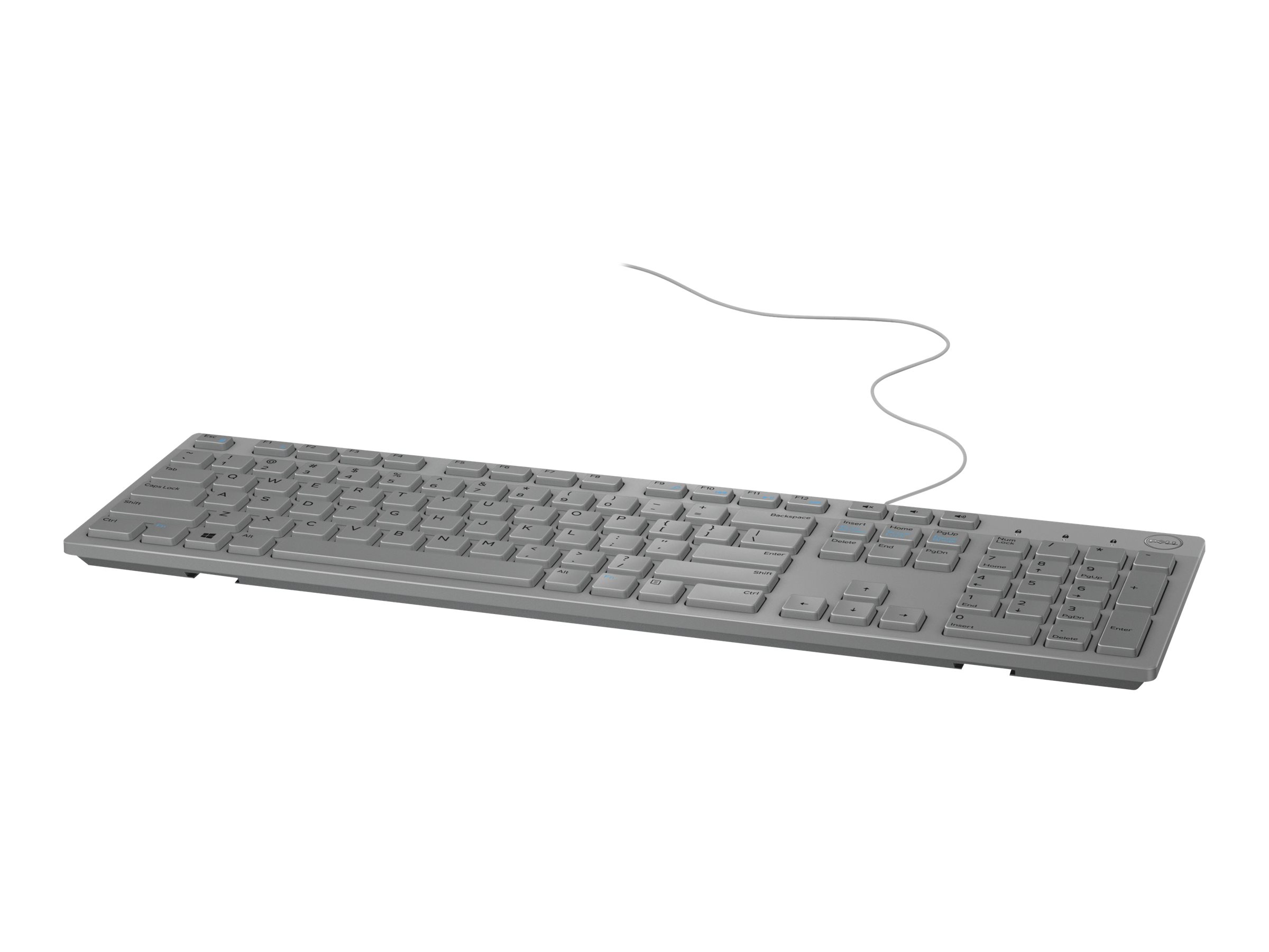 Dell KB216 Tastatur | QWERTZ - deutsch | USB | Handballenauflage | Grau