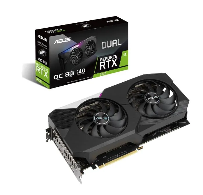 ASUS DUAL GeForce RTX 3070 OC 8GB GDDR6 Grafikkarte NON-LHR