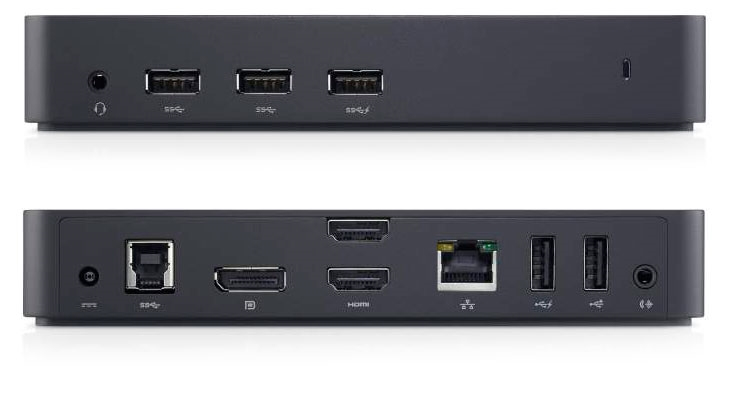 Dell D3100 Dockingstation USB 3.0 Dock Ultra HD | mit Netzteil