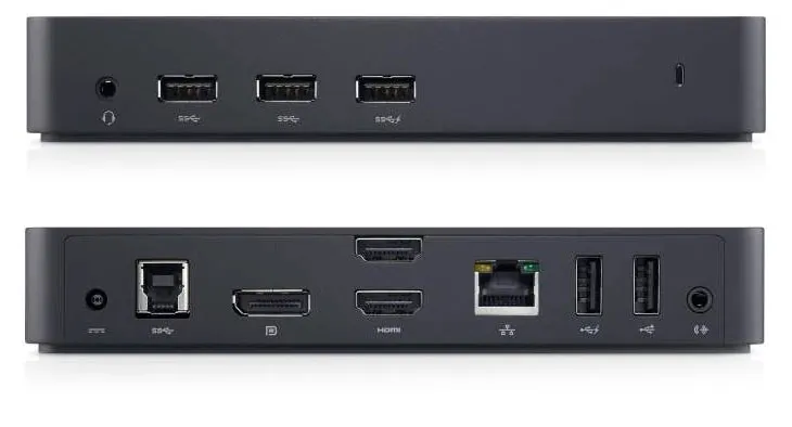 Dell D3100 Dockingstation USB 3.0 Dock Ultra HD | mit Netzteil