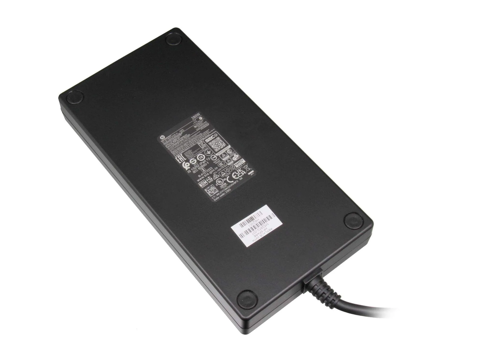 HP Netzteil 280 Watt Rundstecker (7,4mm pin) AC Adapter Ladegerät mit Stromkabel