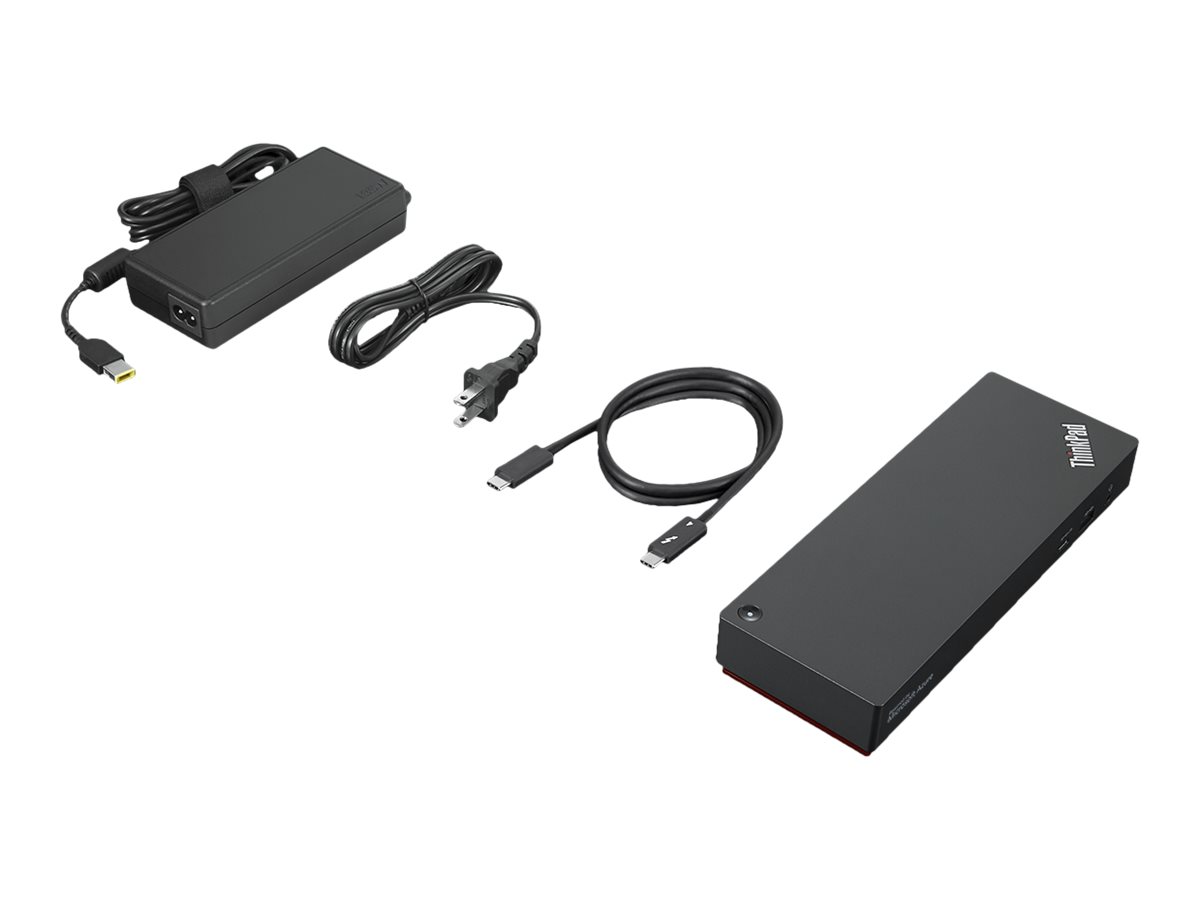 Lenovo ThinkPad Universal Thunderbolt 4 Smart Dock 40B1 | inkl. Netzteil und Thunderbolt-Kabel