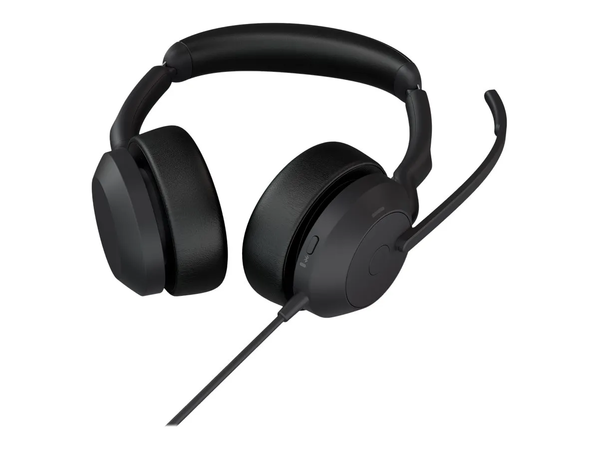 JABRA Evolve2 65 MS Stereo | On-Ear Headset | kabelgebunden | USB  | Schwarz