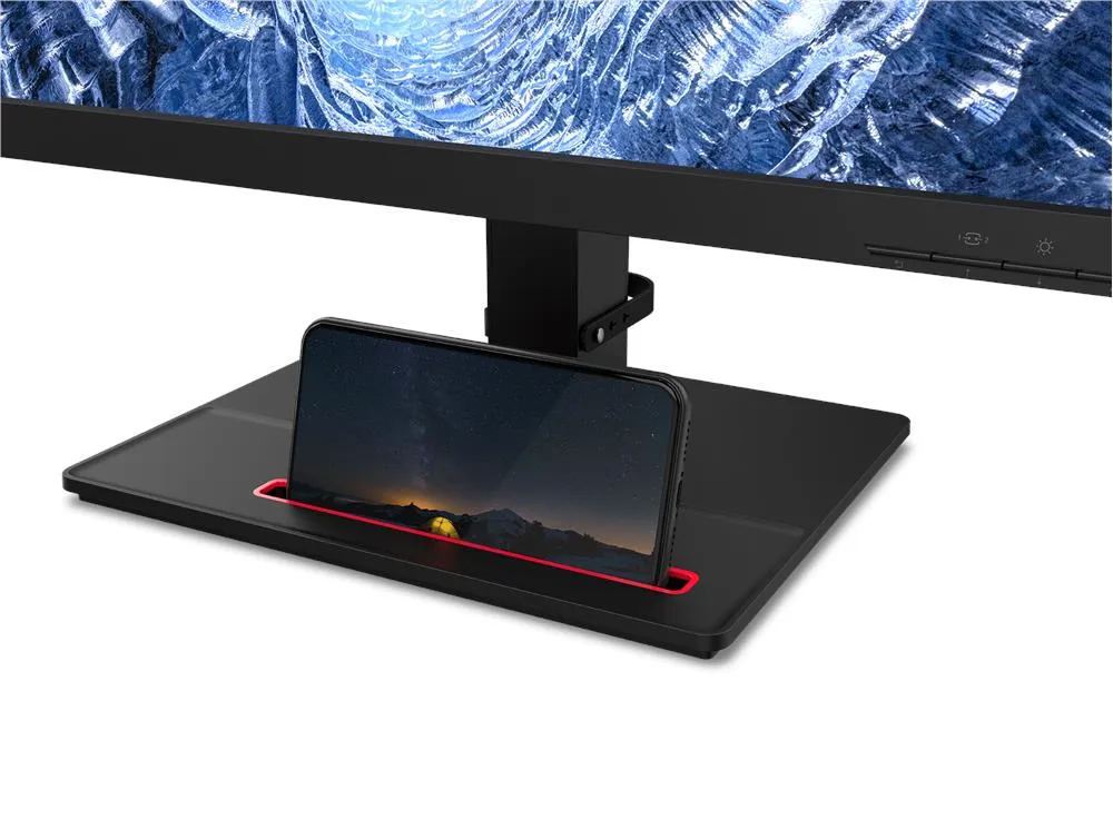 Lenovo ThinkVision T24h-20 | 24" | 2K-QHD IPS 60Hz Monitor | HDMI DP USB-C | schwarz