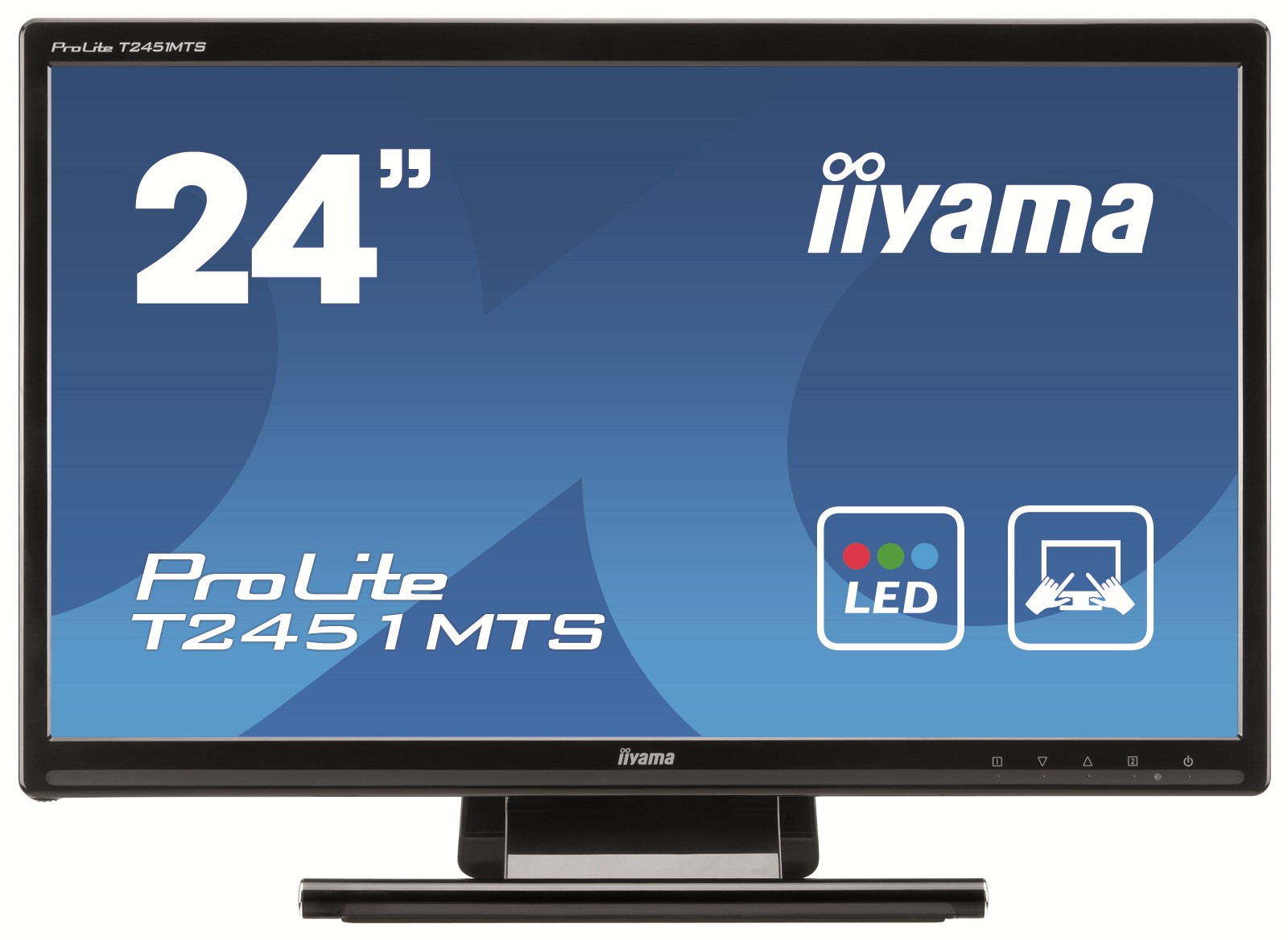 iiyama ProLite Monitor T2336MSC-B1 | 23" | IPS | DVI VGA HDMI | FHD | Touch | Schwarz