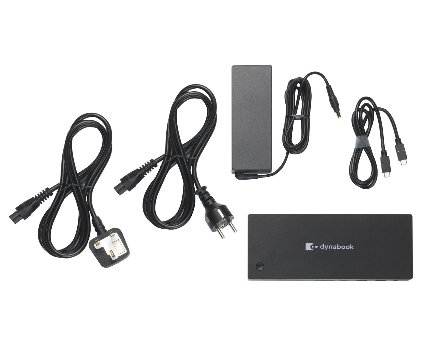Toshiba Dynabook USB-C Docking Station | HDMI DP VGA | ohne Netzteil