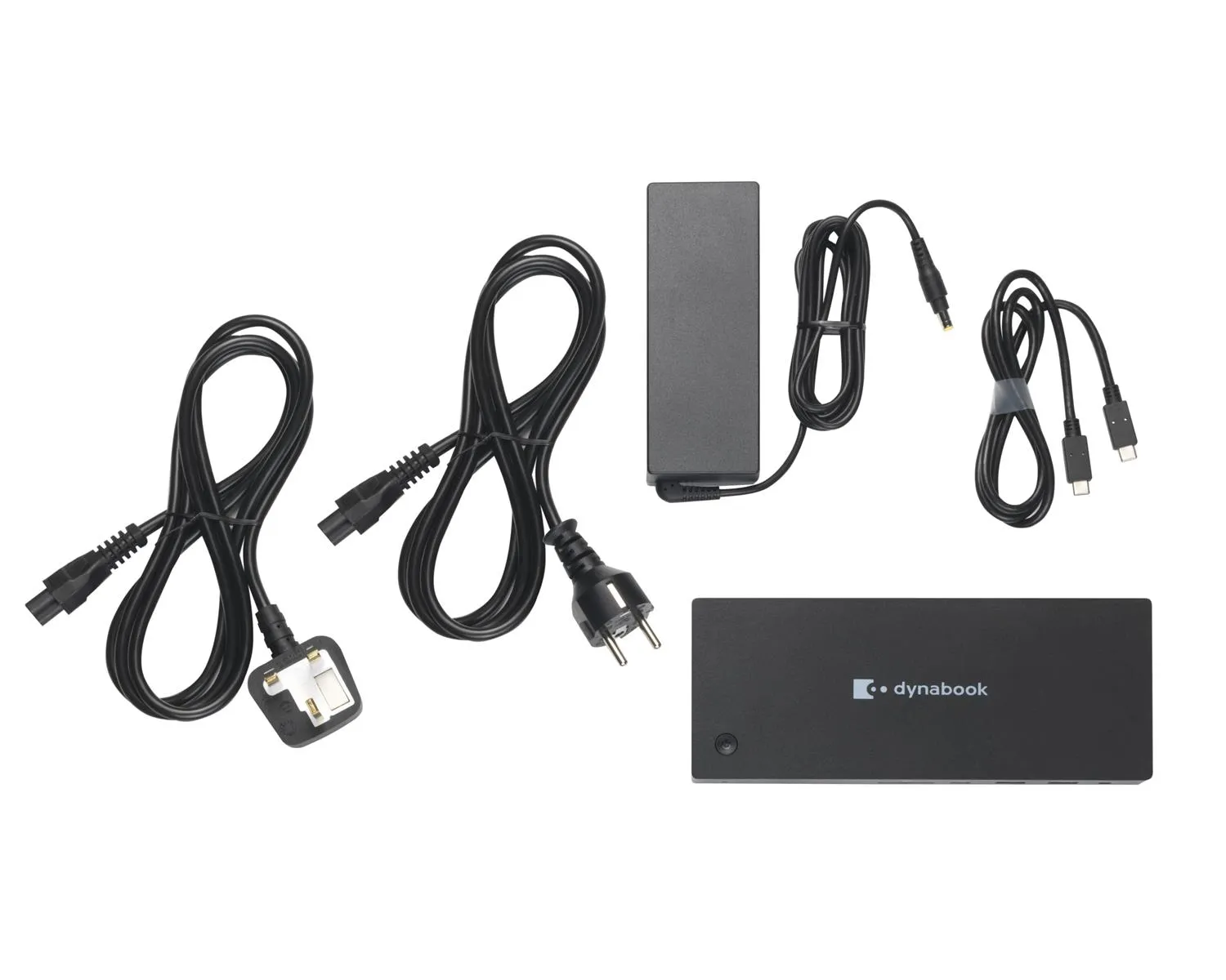 Toshiba Dynabook USB-C Docking Station | HDMI DP VGA | ohne Netzteil