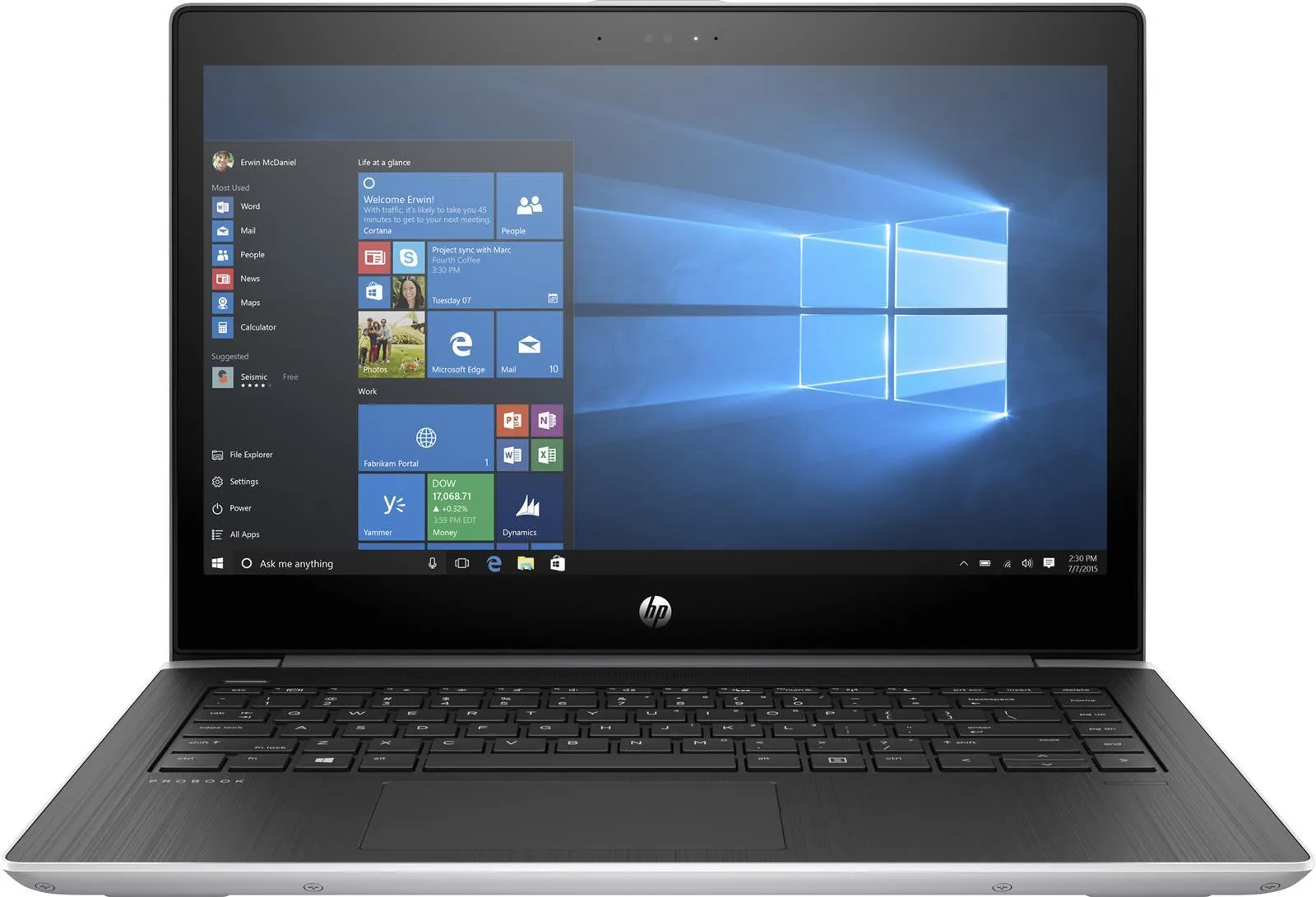 HP ProBook 440 G5 Intel Core i7-8550U 16GB 256GB SSD + 1TB HDD Full HD Win 10 Pro DE