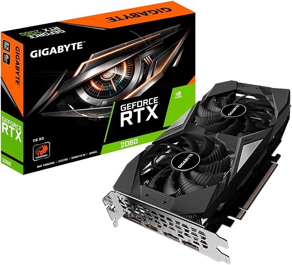 Gigabyte GeForce RTX 2060 OC 6G | 6GB GDDR6 | PCIe 3.0 x16 | 3x DisplayPort 1x HDMI