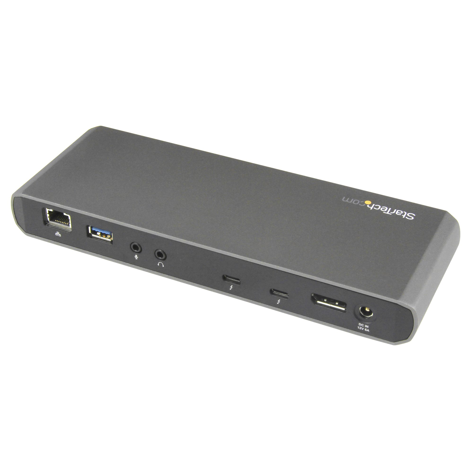 StarTech Thunderbolt 3 Dual-4K Dock | Dual Display (60Hz) | für Windows & Mac - ohne Netzteil