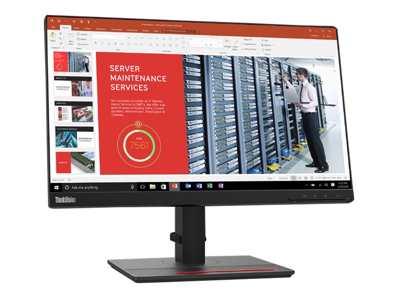 Lenovo ThinkVision T22i-20 Monitor | 21.5" | Full HD | schwarz