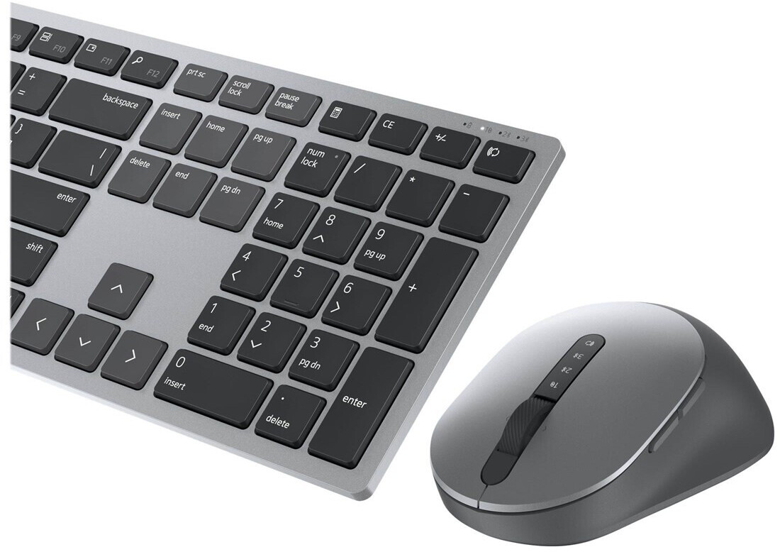 Dell Pro Plus Tastatur und Maus Set | KM7321W | Kabellos + Bluetooth | QWERTZ - Deutsch