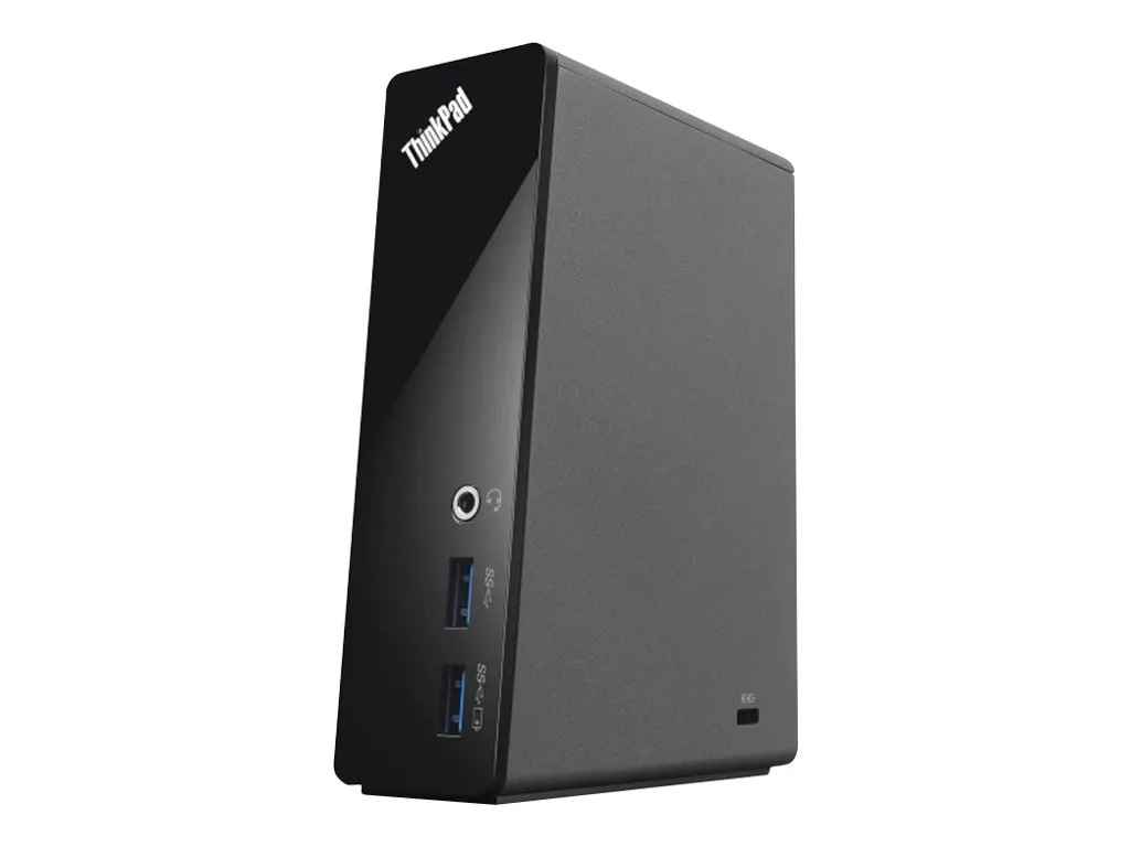 Lenovo ThinkPad Dock im vertikalen Design mit Frontports für USB und Audio