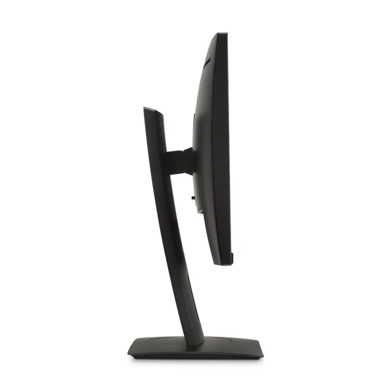 Seitliche Ansicht des HP Z22n Monitors mit schlankem Gehäuse und ergonomisch geneigtem Standfuß