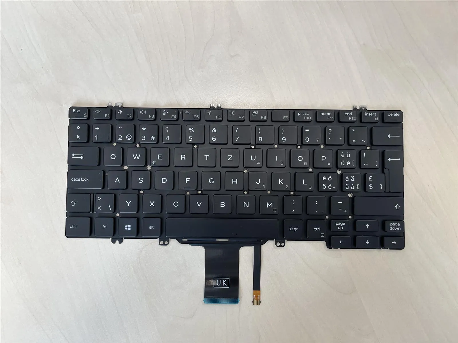 Dell Latitude 5300 5310 7300 Tastatur 0FPMHK Backlight  QWERTZ SWISS