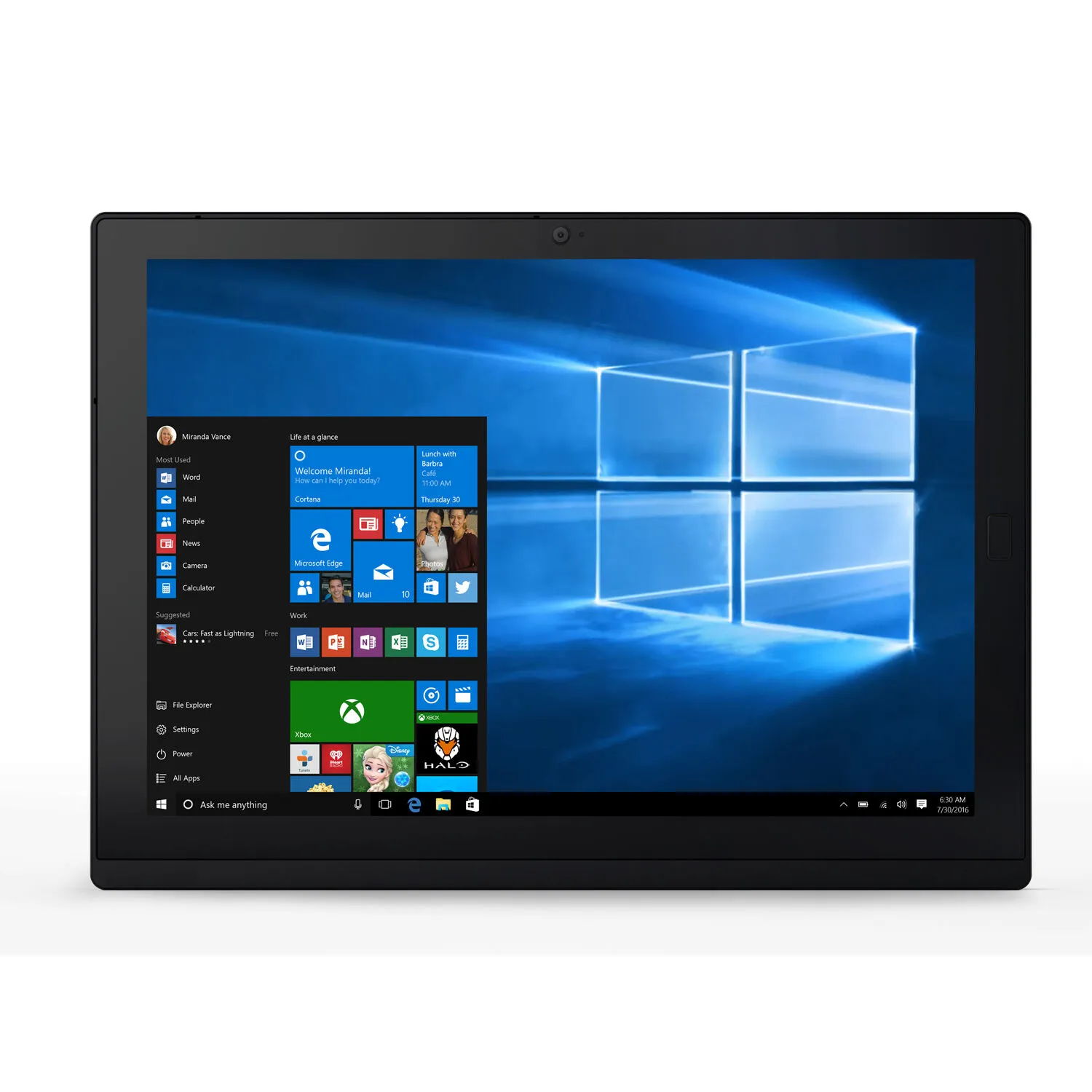 Lenovo ThinkPad X1 Tablet  2. Gen Intel Core i7-7Y75 16GB RAM 512GB SSD 4G UMTS FHD+ Win 10 Pro