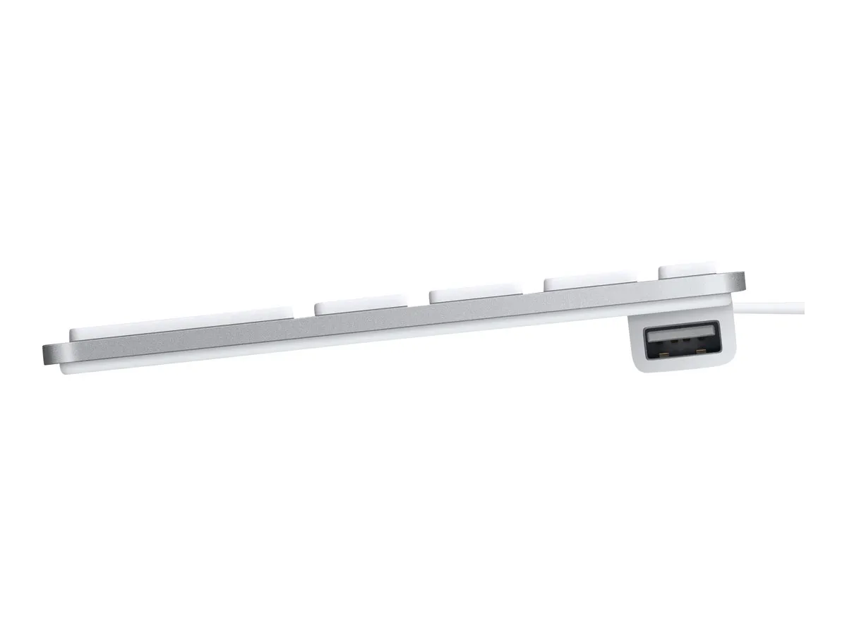 Apple Tastatur - MB110D/B - USB - Deutsch QWERTZ - Ziffernblock - A1243