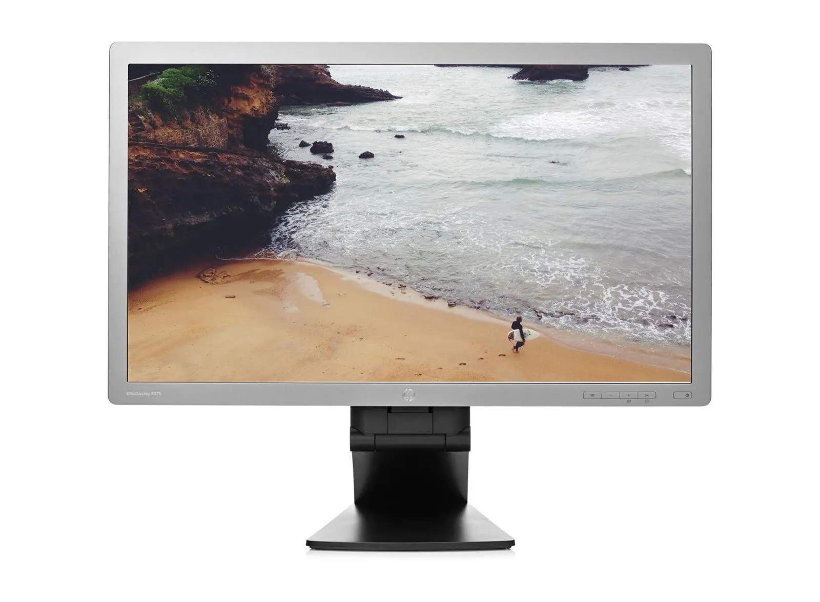 HP EliteDisplay E271i LED-Monitor 68.5 cm (27") Full HD IPS DVI VGA DisplayPort Silber