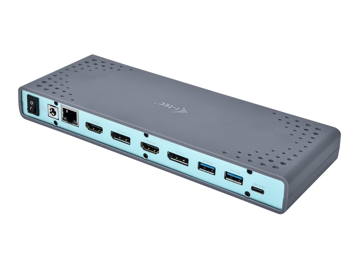 i-tec USB-C / USB-A 3.0 4K Dual Video Dockingstation | 2x DP 2x HDMI | ohne Netzteil