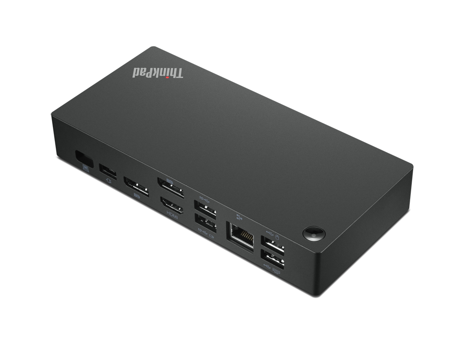 Lenovo ThinkPad Universal USB-C Docking Station 40AY | inkl. 135W Netzteil und USB-C Kabel