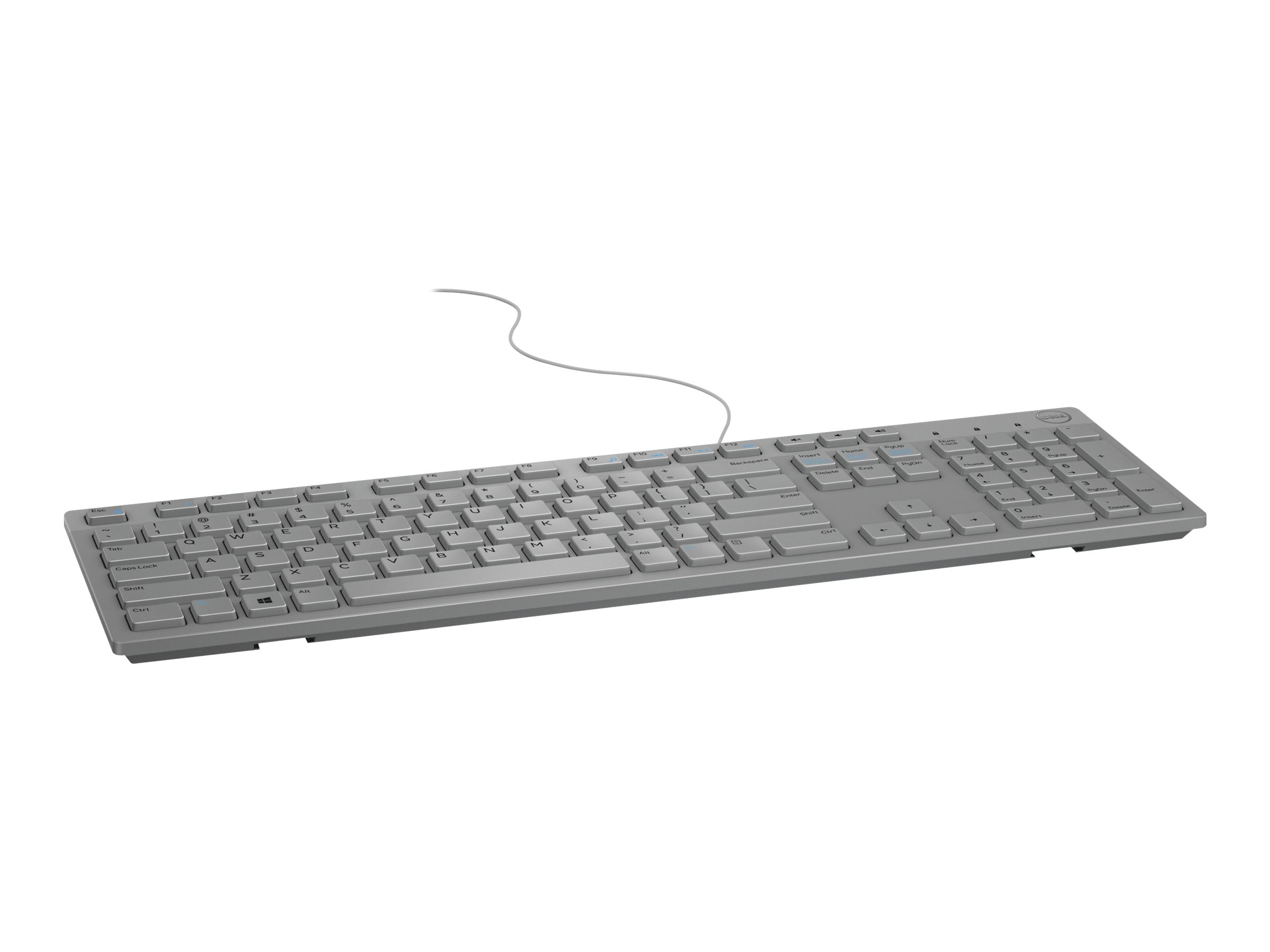 Dell KB216 Tastatur | QWERTZ - deutsch | USB | Handballenauflage | Grau