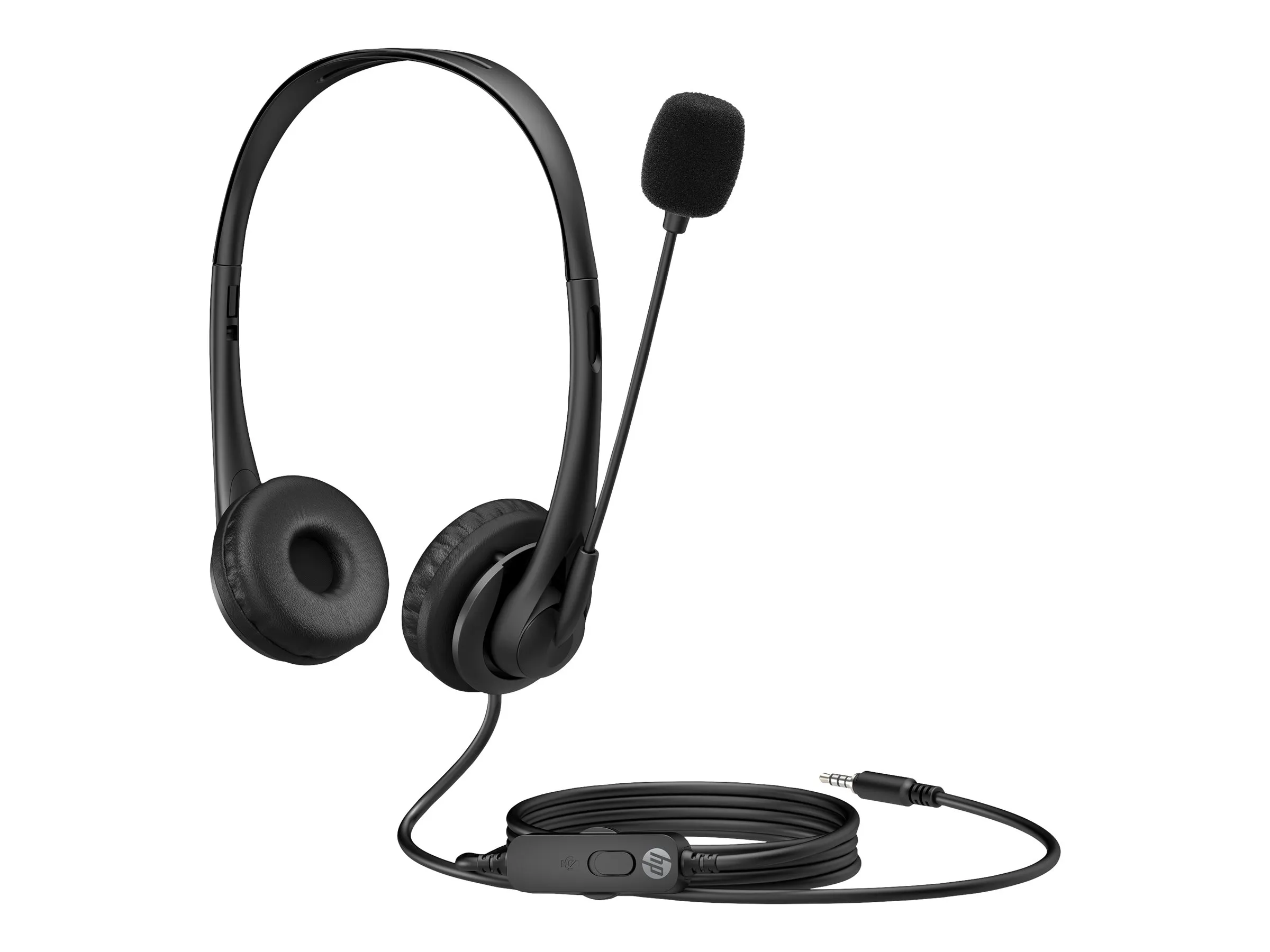 HP Stereo Headset G2 | 3,5mm Stecker | On-Ear | Kabelgebunden | Schwarz
