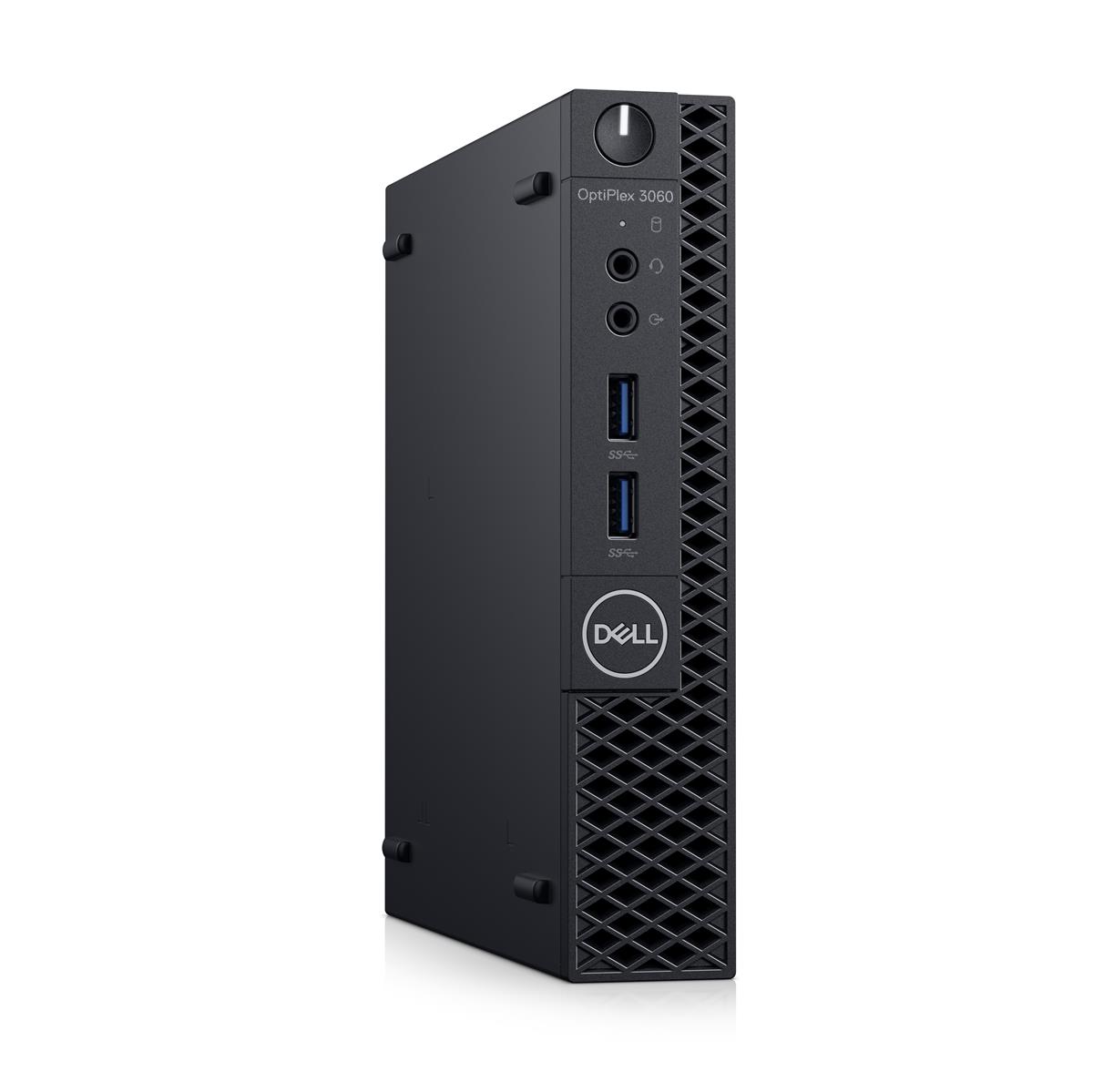 DELL OptiPlex 3060 MFF Intel i3-8100T 3,1GHz 8GB RAM 256GB SSD WLAN Win10 Pro Mini PC