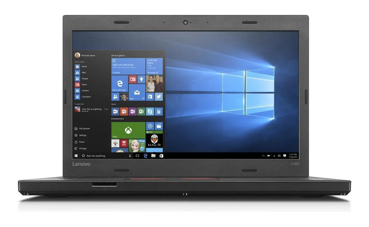 LENOVO ThinkPad L460 Intel Core 2.10 GHz 4GB RAM 500GB HDD HD-Display Win 10 Pro