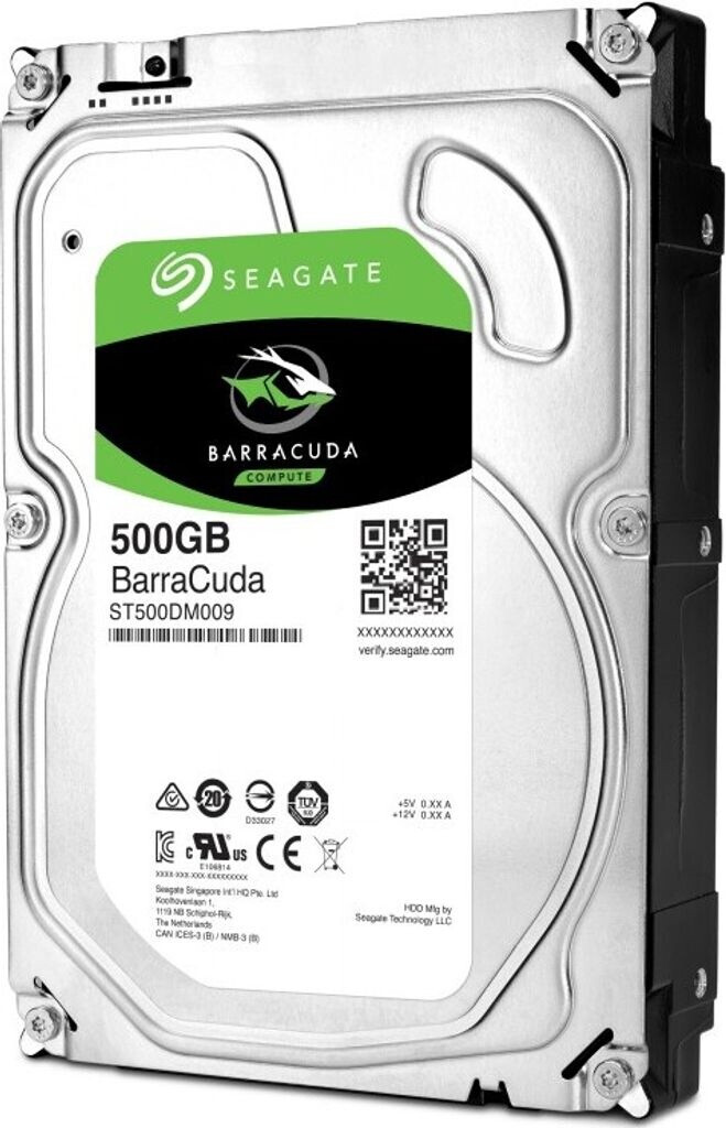 SEAGATE BARRACUDA Festplatte 500GB HDD SATA3 7200 RPM 32MB 3,5 Zoll