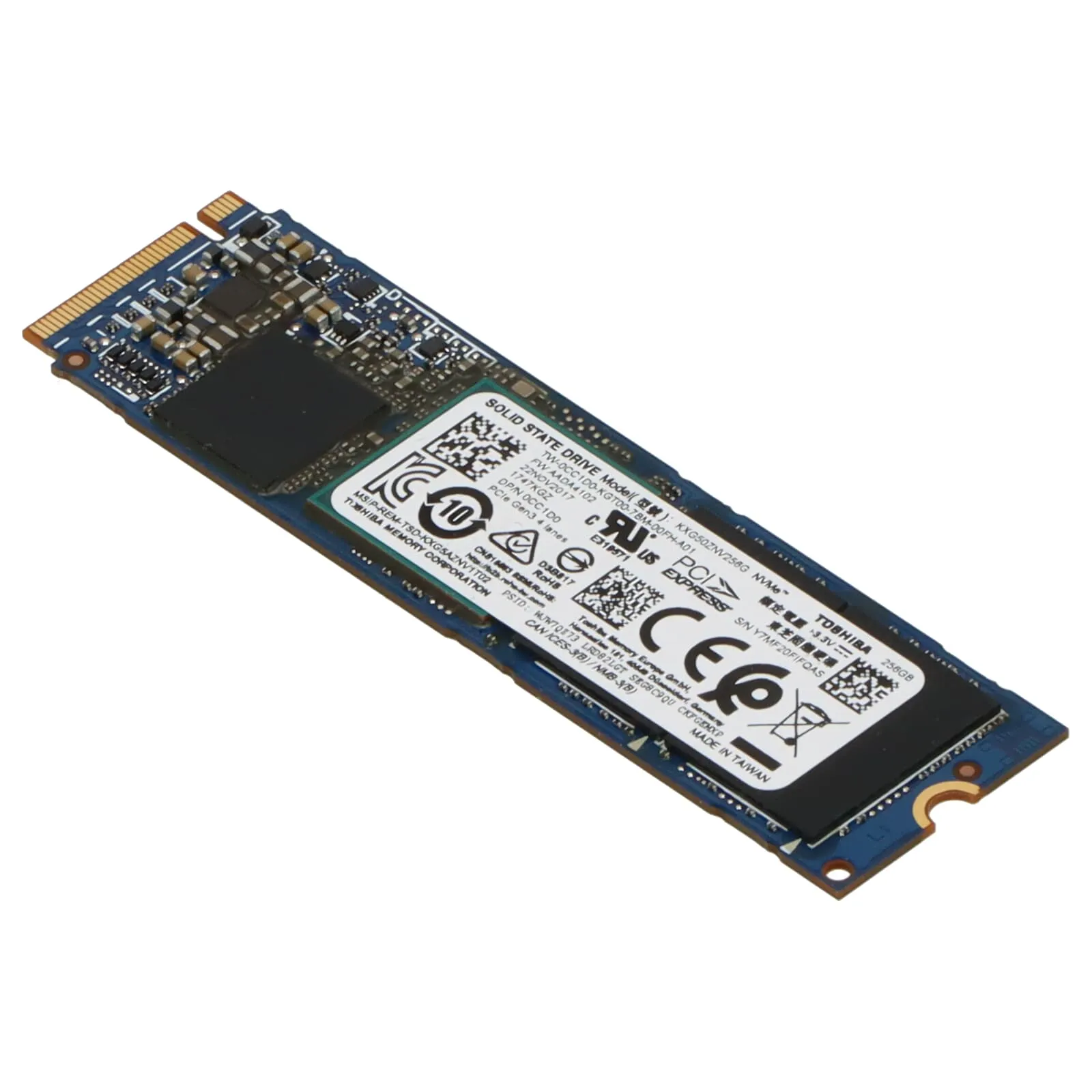 256 GB SSD im M.2 2280 NVMe PCIe Format