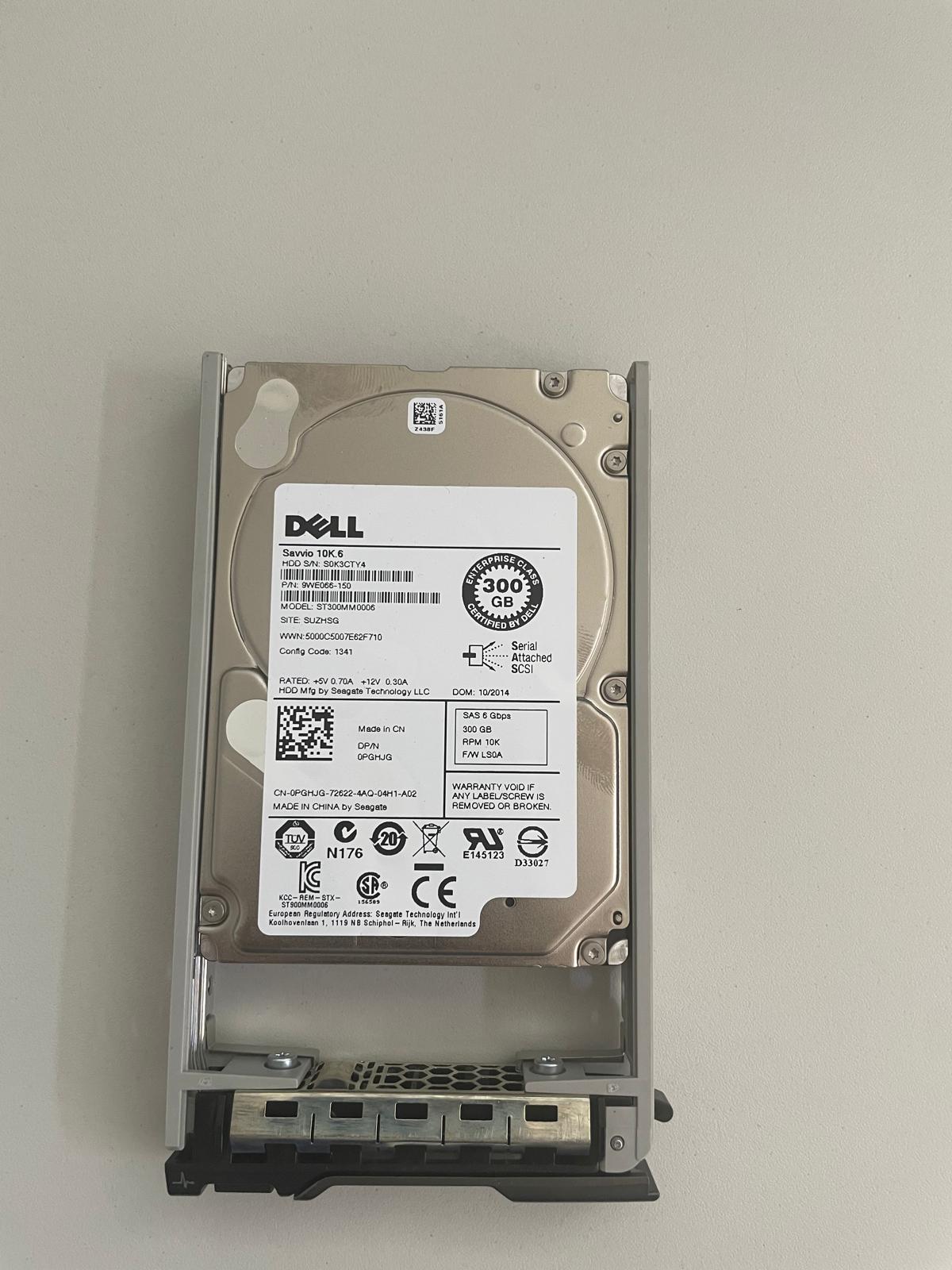 Kopie von DELL 300 GB HDD Server-Festplatte | 2.5" | 10K SAS 6 Gb/s | PN: 9WE066-150 #1