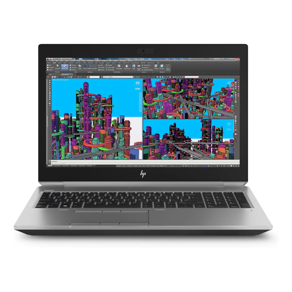 HP ZBook 15 G5 | 15,6" | i7-8850H | 32GB RAM | 1TB HDD 256GB SSD | Quadro P1000 | Touch | Full HD | Win 11 Pro | DE