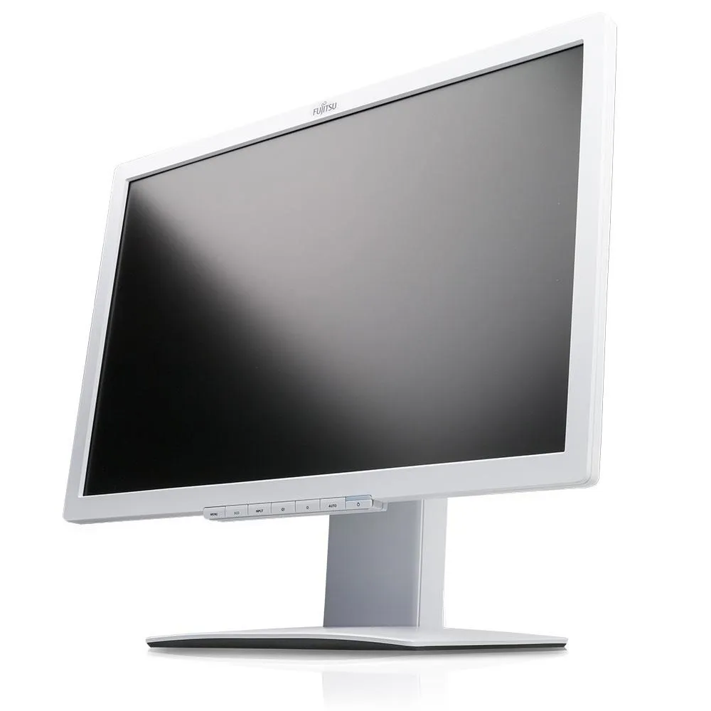 Fujitsu Monitor B22W-7 LED | 22" | WSXGA+ | DP VGA DVI | Weiß - ohne Standfuß / vergilbt