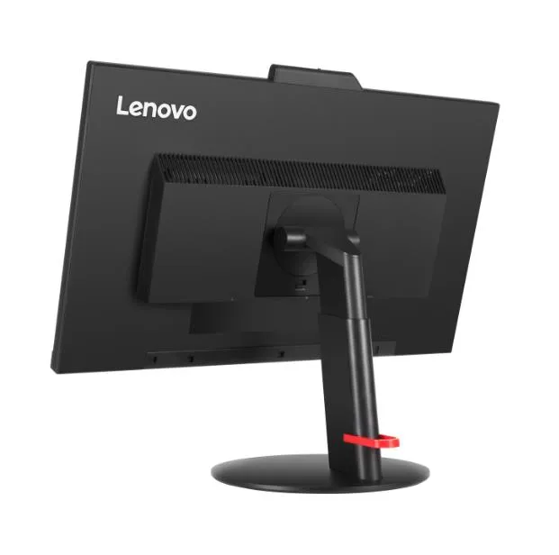 Lenovo ThinkVision Monitor von hinten mit Standfuß und Rückgehäuse