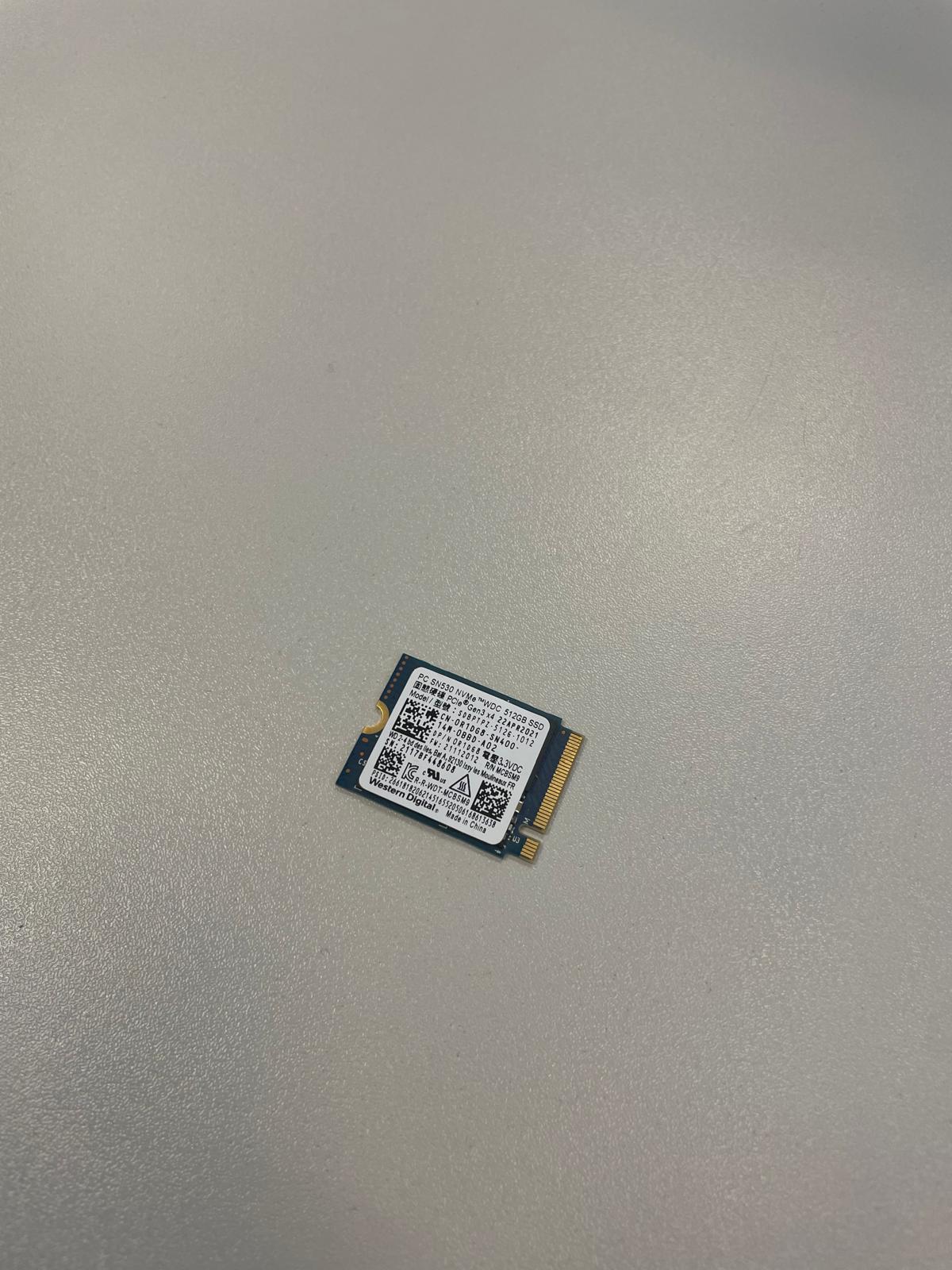 Western Digital 512 GB SSD SN530 NVMe M.2 2230 PCIe Gen3 x4 (SDBPTPZ-512G)