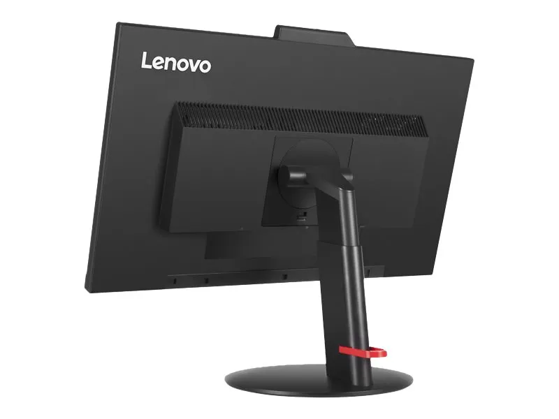 Lenovo ThinkVision T24v-10 | 23.8" | LED IPS Full HD Monitor | Webcam | HDMI DP VGA | Schwarz